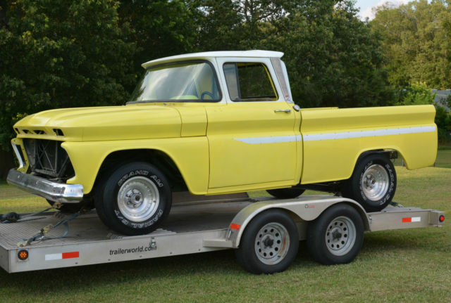 1963 CHEVROLET C10 SWB FLEETSIDE CUSTOM CAB PICKUP TRUCK PROJECT-BIG BACK WINDOW 1963 Chevrolet C-10