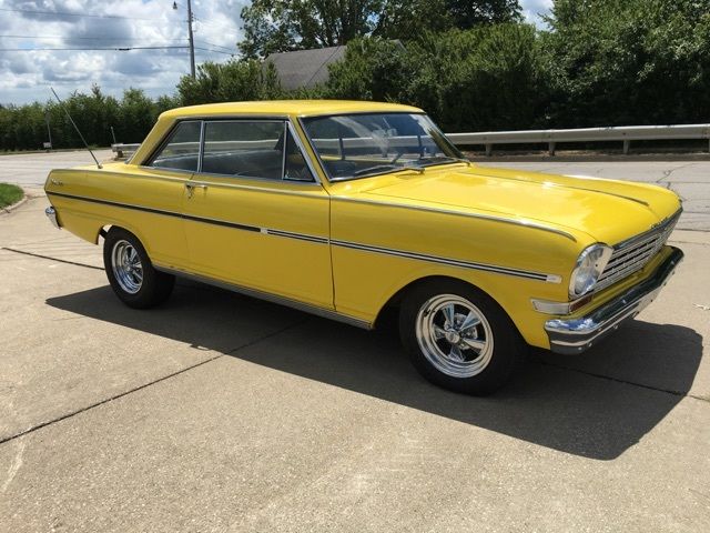 1963 CHEVROLET CHEVY II NOVA 400 2dr SPORTS COUPE 283ci V-8 4spd M/T LEATHER P/B 1963 Chevrolet Nova Chevy II 400