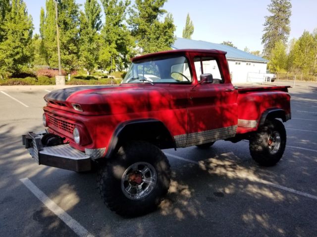 1963 Chevrolet Chevy K2504 Short Bed 4x4 PTO driven winch, 3/4 Ton 1963 Chevrolet C/K Pickup 2500