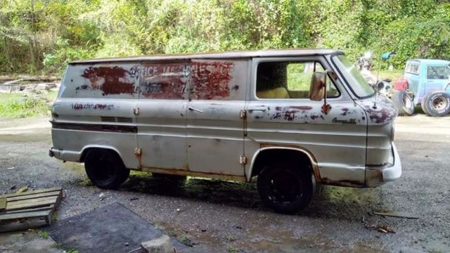 1963 Chevrolet Corvair 95 greenbrier panel van runs 1963 Chevrolet Corvair