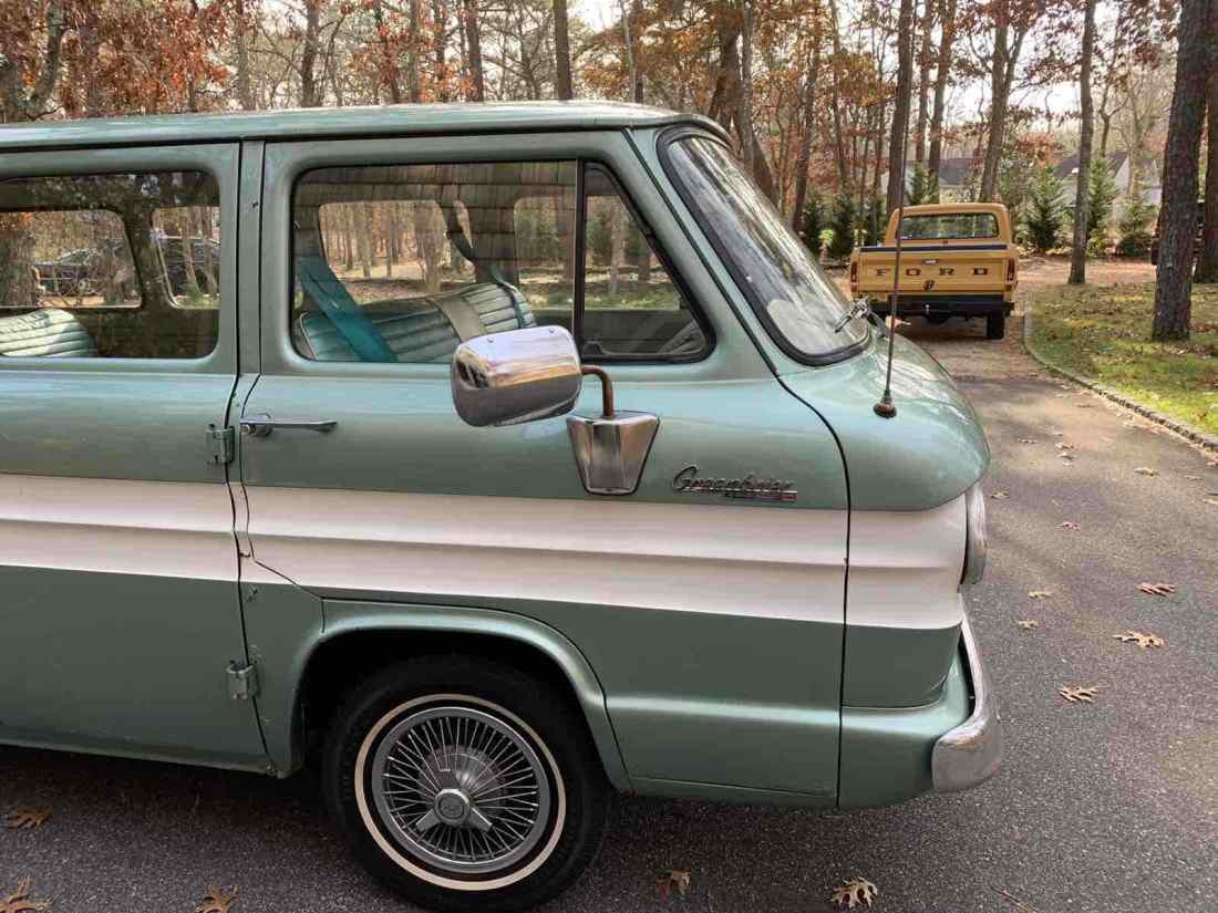 1963 Chevrolet corvair greenbrier turquoise and white - photo 7