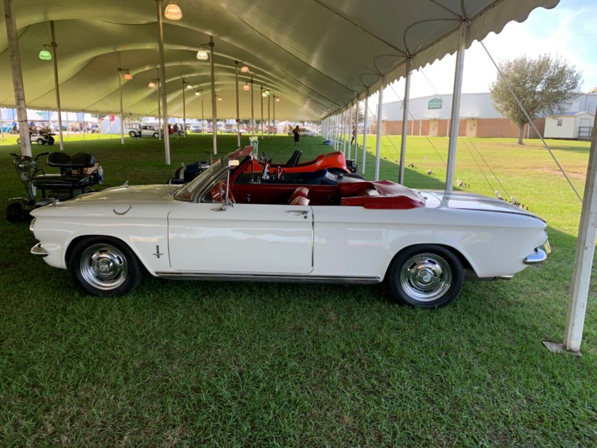 1963 Chevrolet corvair Monza convertible 2.4l flat 6 motor restored no reserve 1963 Chevrolet Corvair
