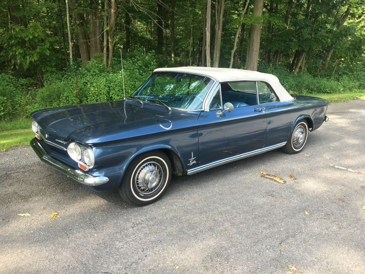 1963 Chevrolet Corvair Monza Spyder Turbo Convertible 4 Speed 1963 Chevrolet Corvair Spyder
