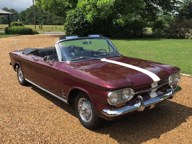 1963 Chevrolet Corvair Monza Spyder Turbo Convertible 4spd 1963 Chevrolet Corvair 900 Monza Spyder Turbo Convertible 4sp