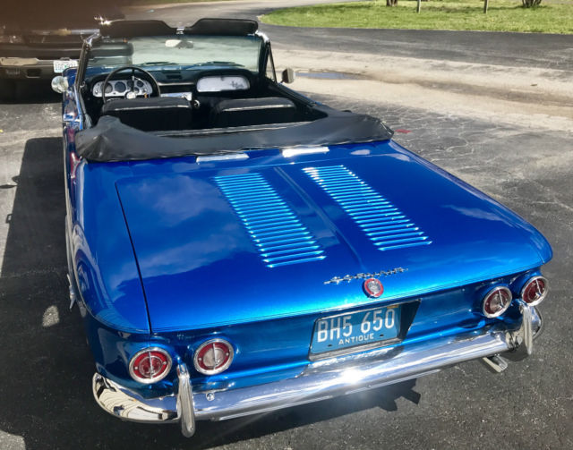 1963 Chevrolet Corvair Monza Spyder TURBO Convertible! ICE Cold A/C, 4 Speed 1963 Chevrolet Corvair Spyder TURBO