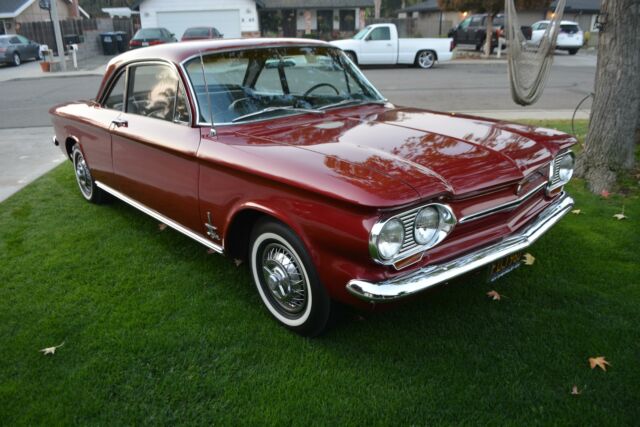 1963 Chevrolet Corvair Spyder 20,141 Miles Red 2 Door Sport Coupe 150 CID Flat 6 1963 Chevrolet Corvair Spyder