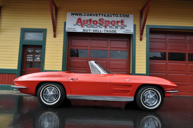 1963 Chevrolet Corvette 1963 Born Riverside Red/Black 4sp 55947 Miles Riverside 1963 Chevrolet Corvette 1963 Born Riverside Red/Black 4sp