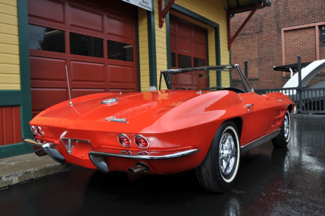 1963 Chevrolet Corvette 1963 Born Riverside Red/Black 4sp - photo 6