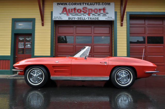 1963 Chevrolet Corvette 1963 Born Riverside Red/Black 4sp - photo 9