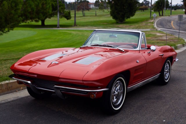 1963 Chevrolet Corvette 327 340 Matching Numbers Rare Restored One Family SoCal 1963 Chevrolet Corvette 327 340HP Roadster Rare Restored SoCal