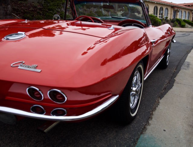 1963 Chevrolet Corvette 327 340HP Roadster Rare Restored SoCal - photo 10