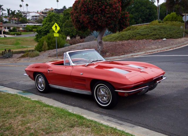 1963 Chevrolet Corvette 327 340HP Roadster Rare Restored SoCal - photo 3