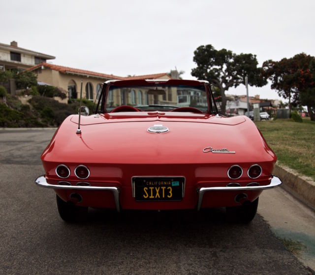 1963 Chevrolet Corvette 327 340HP Roadster Rare Restored SoCal - photo 6