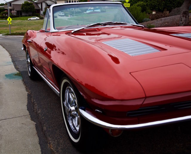 1963 Chevrolet Corvette 327 340HP Roadster Rare Restored SoCal - photo 7