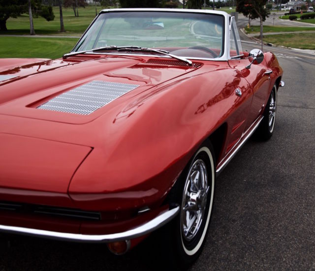 1963 Chevrolet Corvette 327 340HP Roadster Rare Restored SoCal - photo 8