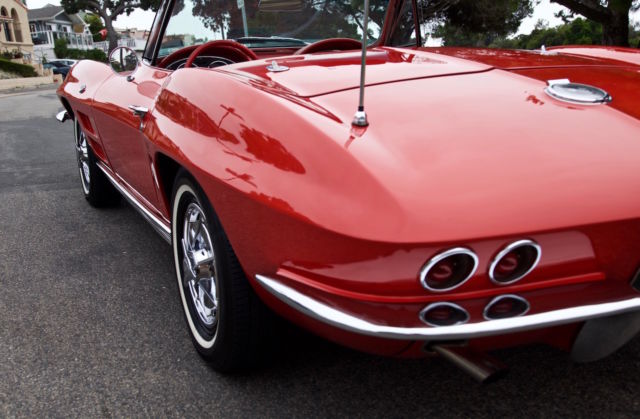1963 Chevrolet Corvette 327 340HP Roadster Rare Restored SoCal - photo 9