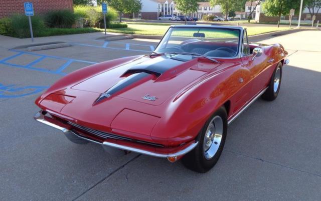 1963 CHEVROLET CORVETTE 49,268 Miles RIVERSIDE RED two tops 4spd STUNNING! 1963 Chevrolet Corvette --