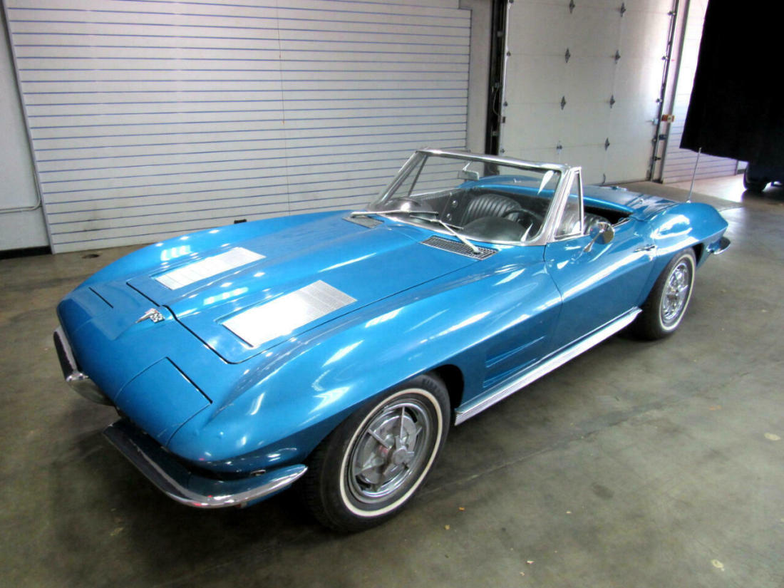 1963 Chevrolet Corvette 56,190 Miles Blue American Muscle Car Select Manual 1963 Chevrolet Corvette