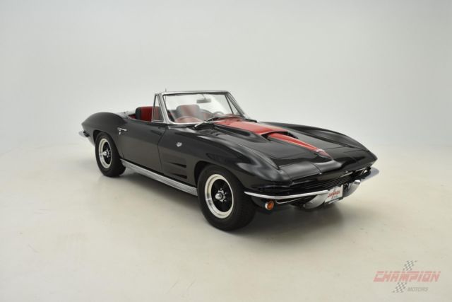 1963 Chevrolet Corvette 83,880 Miles Black Coupe M 1963 Chevrolet Corvette --