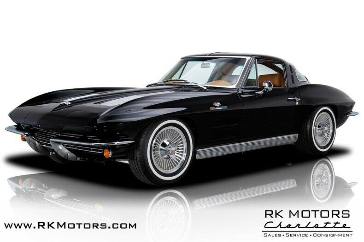1963 Chevrolet Corvette Black Coupe LS7 505hp V8 6 Speed Automatic 1963 Chevrolet Corvette