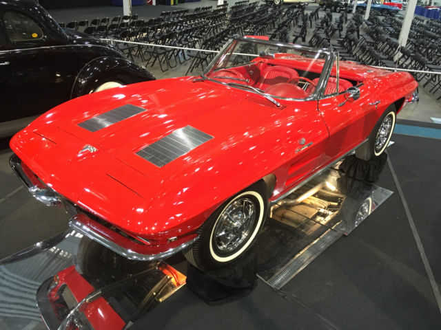 1963 CHEVROLET CORVETTE CONVERTIBLE- 327CI/360HP - FUELIE - NCRS- 1963 Chevrolet Corvette FUEL INJECTION - 4 SPEED!