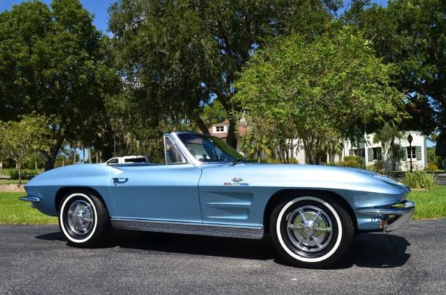 1963 Chevrolet Corvette Convertible W/#'s Matching Small Block - photo 8