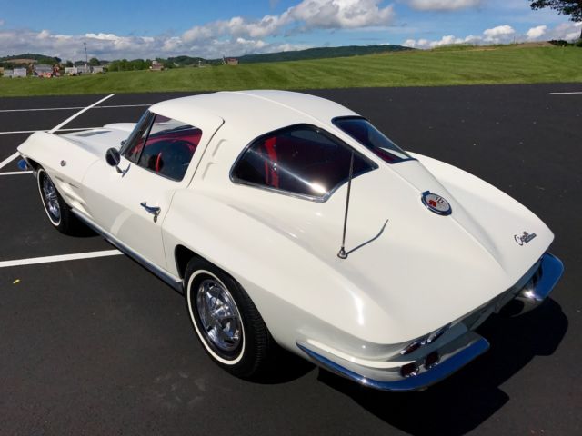 1963 Chevrolet Corvette Restored*#sMatch250hp*Auto*White/Red*SplitWindow - photo 4