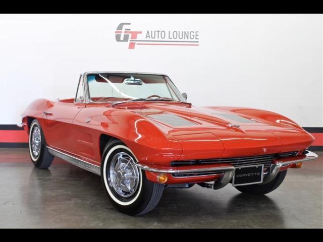 1963 Chevrolet Corvette Roadster Numbers Matching 327 4-Speed NCRS Top Flight 1963 Chevrolet Corvette Roadster