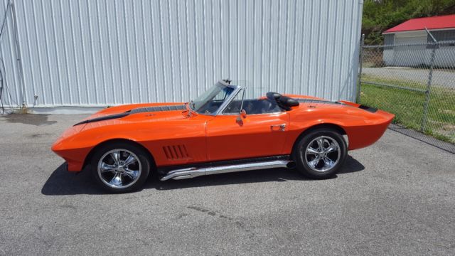 1963 CHEVROLET CORVETTE ROADSTER REST-O-MOD 2 TOPS FOOSE WHEELS CUSTOM VETTE 1963 Chevrolet Corvette ROADSTER