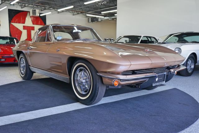 1963 Chevrolet Corvette Split Window 29,427 Miles Tan Split Window 327 Manual 1963 Chevrolet Corvette Split Window