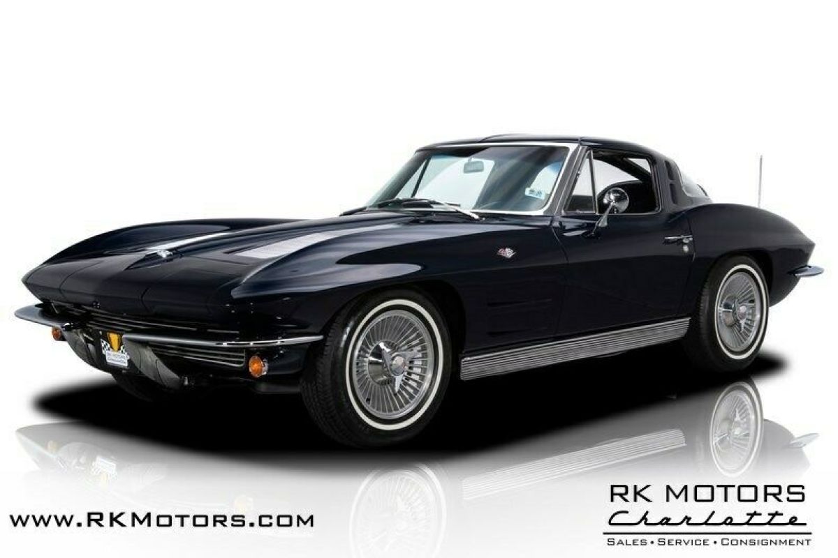 1963 Chevrolet Corvette Split Window Daytona Blue Coupe 327 V8 4 Speed Manual 1963 Chevrolet Corvette Split Window