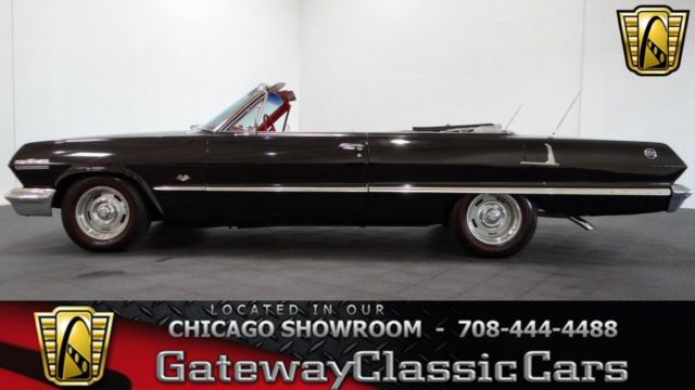 1963 Chevrolet Impala 26455 Miles Black Convertible 327 CID V8 Automatic 1963 Chevrolet Impala
