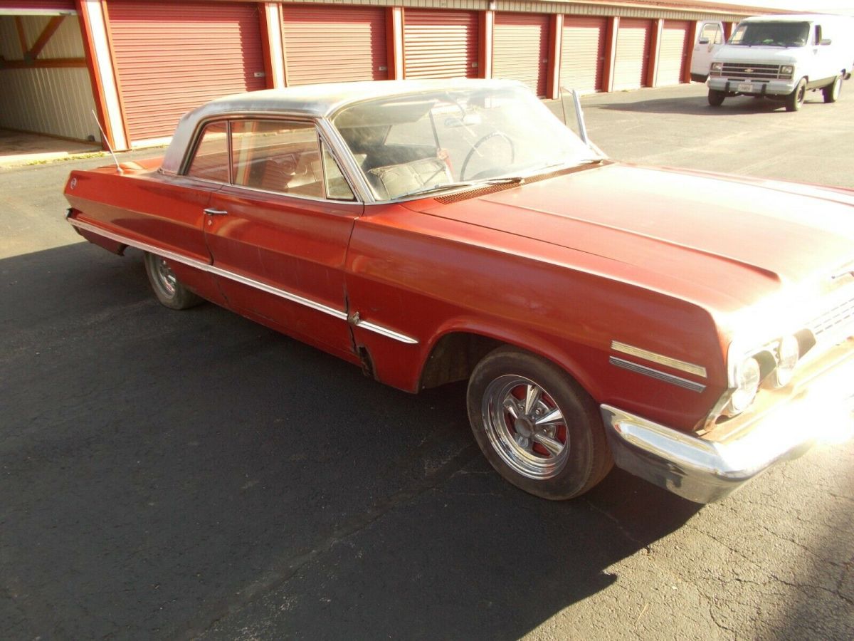 1963 Chevrolet Impala impala cloth/vinyl interior bench seat original - photo 4