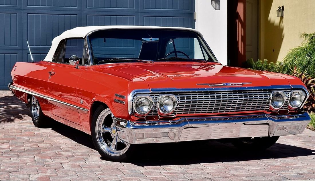 1963 Chevrolet Impala Convertible 454 Dual Quad, 4 Speed Frame Off Restored 1963 Chevrolet Impala Convertible 454