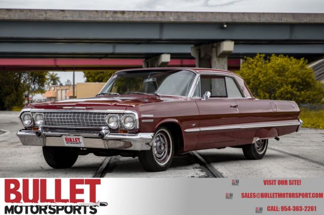1963 Chevrolet Impala, Original Impeccable Interior, From a Museum, Factory A/C 1963 Chevrolet Impala - Video Inside!