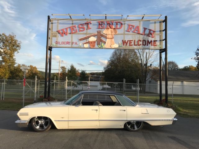 1963 Chevrolet Impala Sport Sedan Full RideTech Suspension w/ Air Ride & 18/20‘s 1963 Chevrolet Impala Sport Sedan
