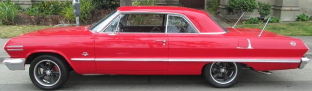 1963 Chevrolet Impala SS 409 8,298 Miles red hardtop coupe 1963 Chevrolet Impala SS 409