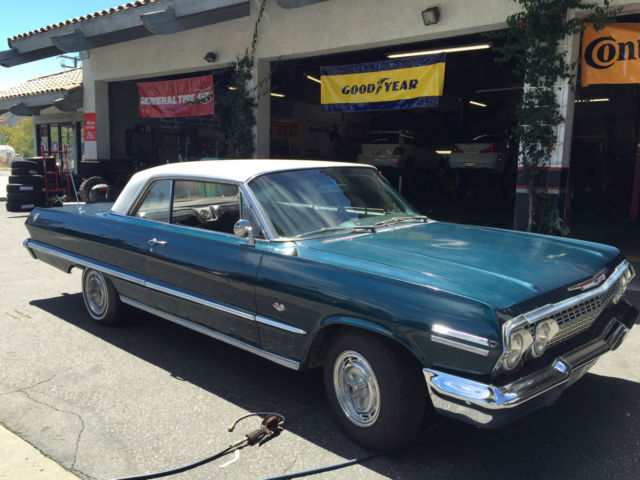 1963 Chevrolet Impala SS Complete Driver 350 SBC Power Steering Clean Look!!! 1963 Chevrolet Impala Impala SS