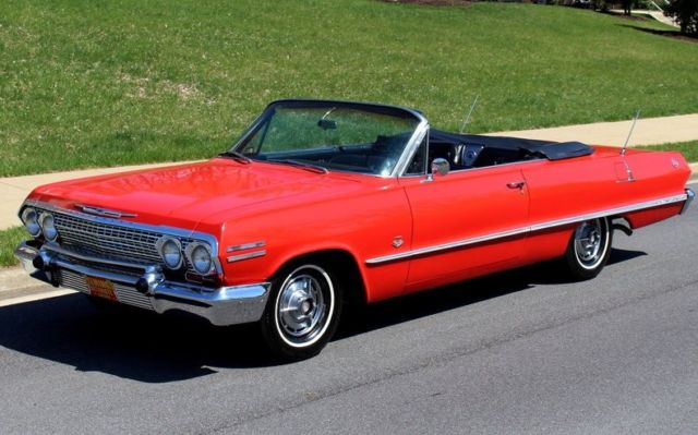 1963 Chevrolet Impala SS409 425 Convertible Flemings Ultimate Garage 1963 Chevrolet Impala SS409 425 Convertible