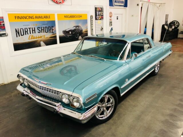 1963 Chevrolet Impala, Turquoise with 0 Miles available now! 1963 Chevrolet Impala -SS TRIM-BIG BLOCK 454-TH400 TRANS -SOUTHERN CAR-