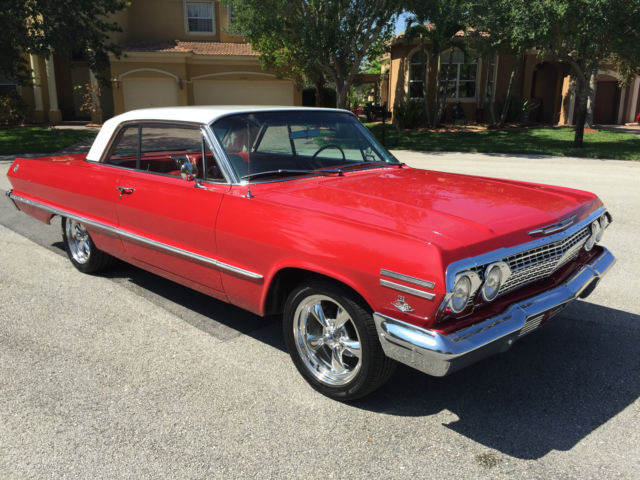 1963 Chevrolet Impala V8, 4 Speed, PS, PDB, Ice Cold A/C, Highly Optioned 1963 Chevrolet Impala SS Tribute