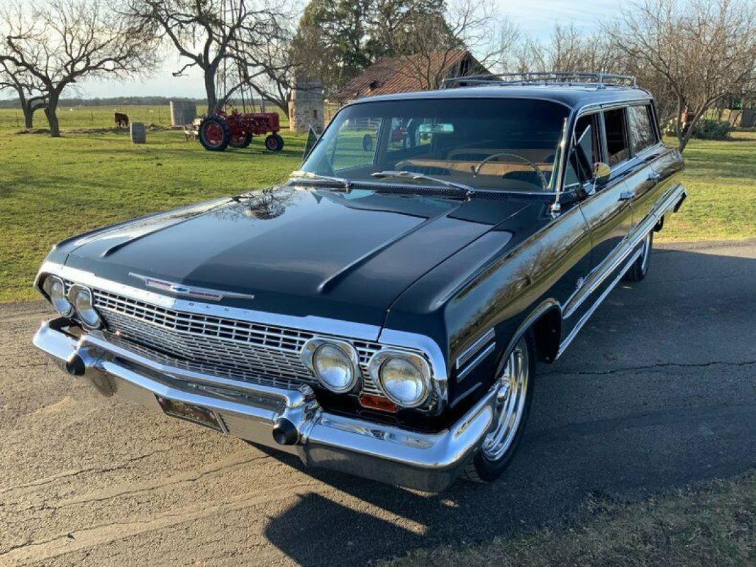 1963 Chevrolet Impala Wagon, Factory A/C, PS, PB, PW, Power Seats - photo 11