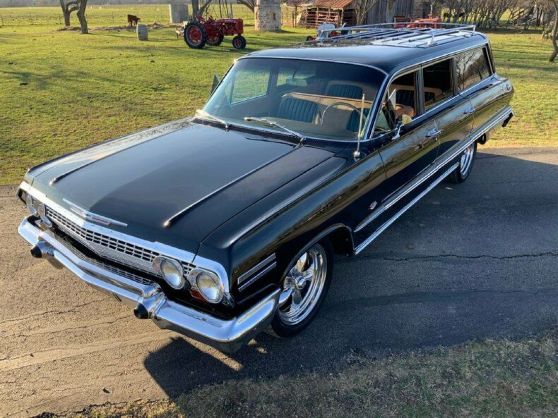 1963 Chevrolet Impala Wagon, Factory A/C, PS, PB, PW, Power Seats - photo 12