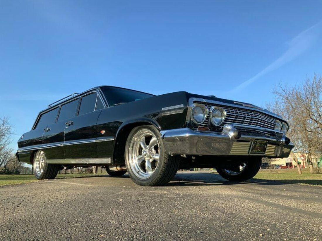1963 Chevrolet Impala Wagon, Factory A/C, PS, PB, PW, Power Seats - photo 7