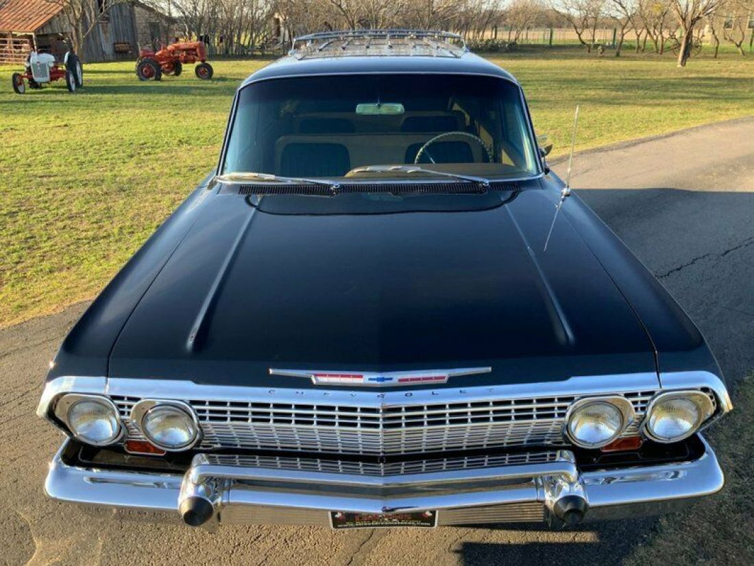 1963 Chevrolet Impala Wagon, Factory A/C, PS, PB, PW, Power Seats - photo 9