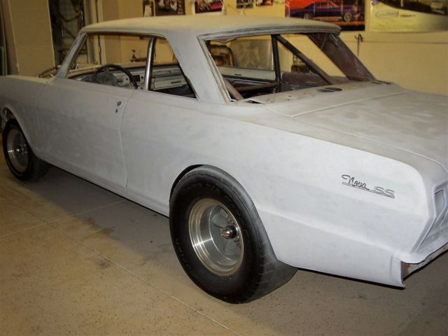 1963 Chevrolet Nova ss project drag race pro street roller with parts car 1963 Chevrolet Nova