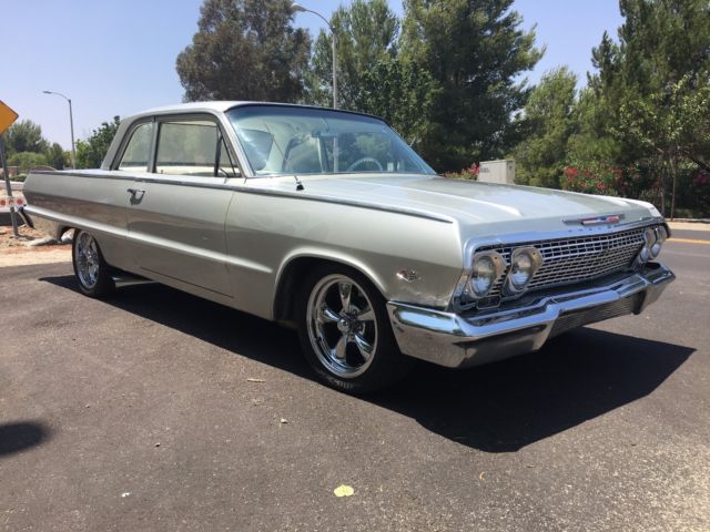 1963 Chevy Biscayne Bel Air Impala hot rod resto mod unique sedan 2 door post 1963 Chevrolet Impala