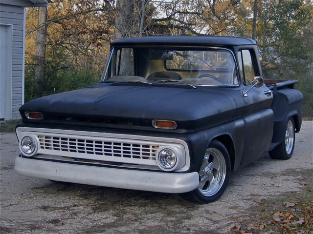 1963 Chevy C-10 partially restored and customized. Short wheel base step side. 1963 Chevrolet C-10