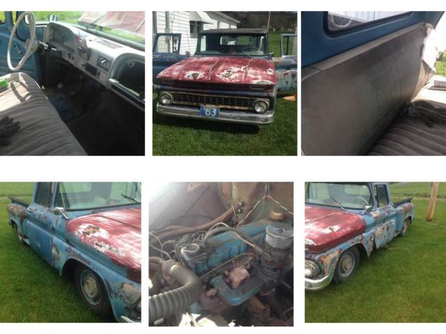 1963 Chevy C-10 - straight 6-cylinder with 3-speed on the column 1963 Chevrolet C-10