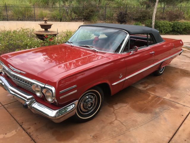 1963 CHEVY IMPALA SUPER SPORT CONVERTIBLE 4 SPEED 1963 Chevrolet Impala
